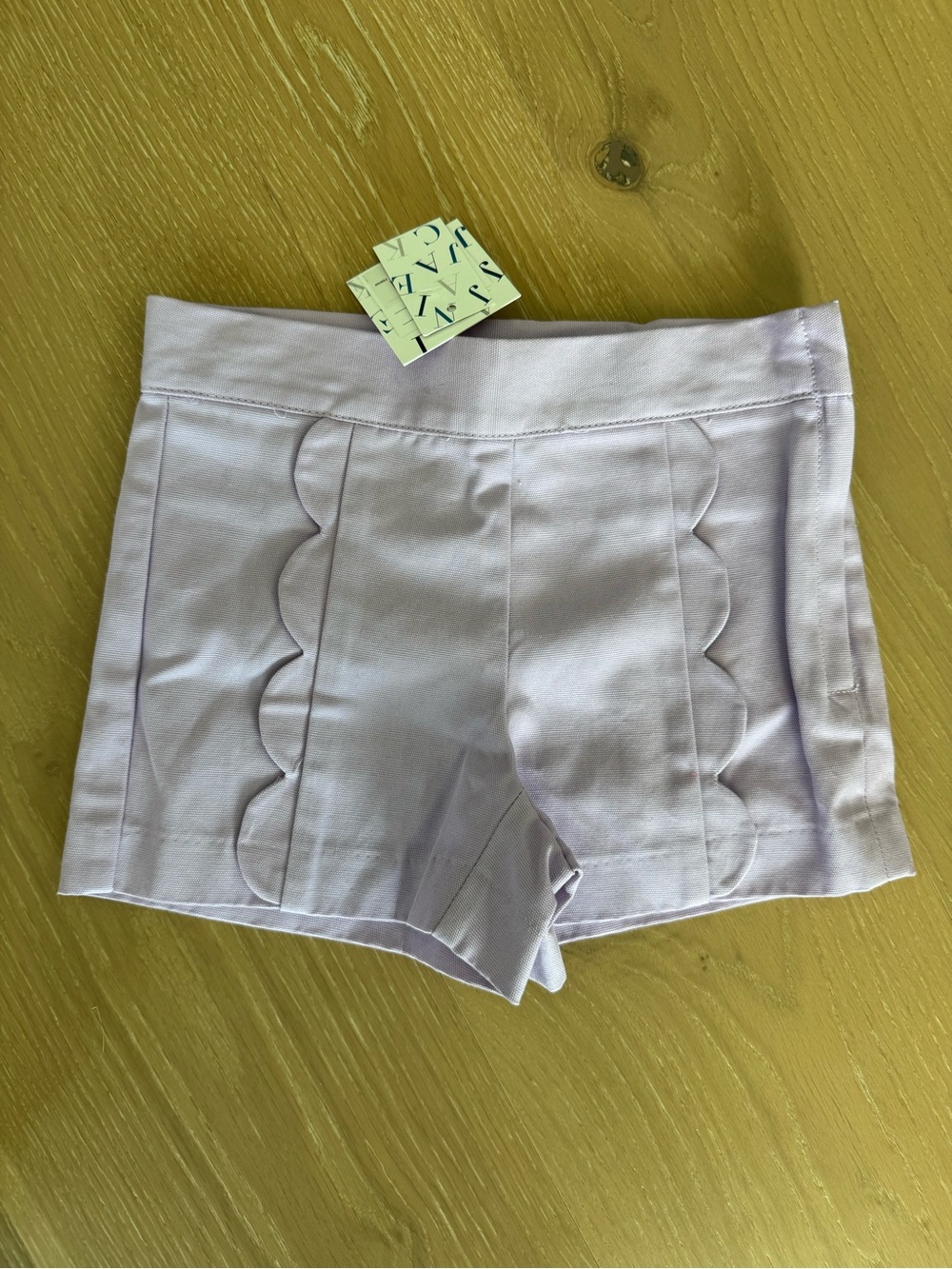 Janie and Jack Lilac Scalloped Girls' Shorts Size 3